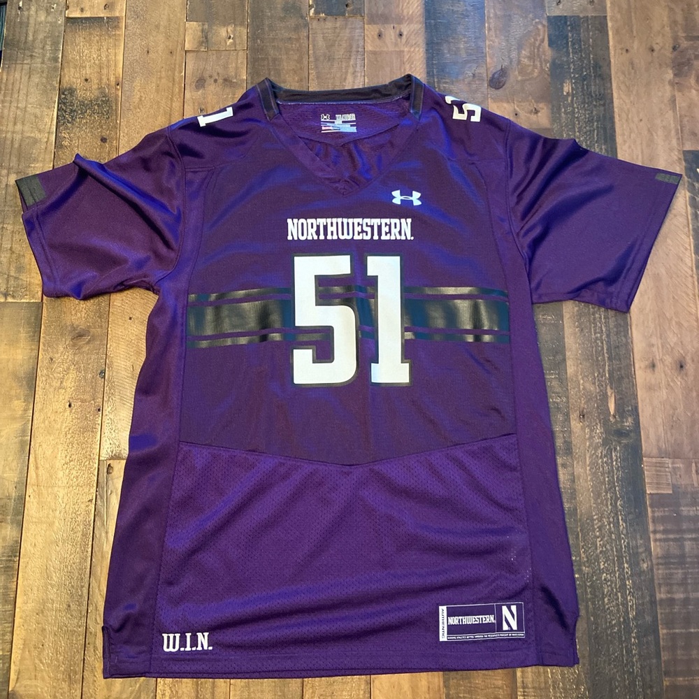 #51 Northwestern Football Jersey